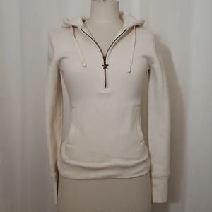 Arizona Hoodie Sweatshirt, Cream White, Small